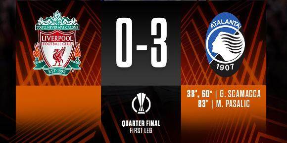 开云体育下载-【欧联】斯卡马卡双响，利物浦主场0比3不敌亚特兰大